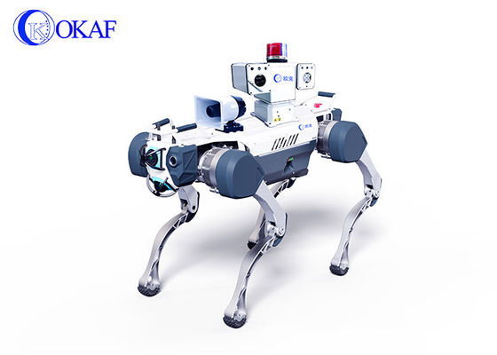 OKAF 인공지능 감시 자율성 보안 순찰 로봇 산업 경비 로봇 개 스마트 보안 네 배 로봇