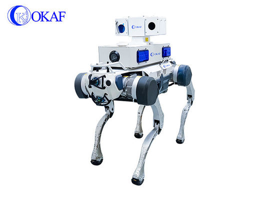 OKAF 인공지능 감시 자율성 보안 순찰 로봇 산업 경비 로봇 개 스마트 보안 네 배 로봇
