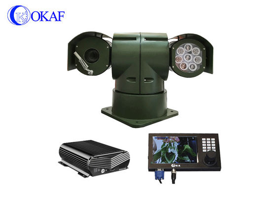 RS485 차량에 장착된 모바일 PTZ 카메라 2.0MP 20x 25x 광학 확대