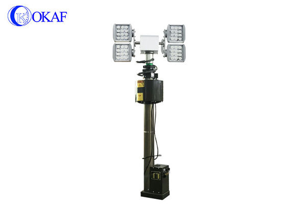 알루미늄 합금 밤 스캔 전광 탑 모바일 전기 LED 라이트 Mast